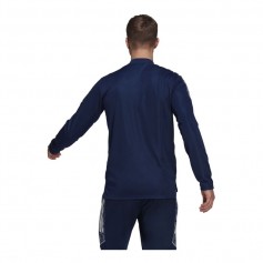 Adidas Condivo 21 Primeblue Ανδρική Φούτερ Ζακέτα με Τσέπες Navy GE5412