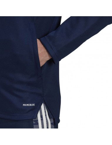Adidas Condivo 21 Primeblue Ανδρική Φούτερ Ζακέτα με Τσέπες Navy GE5412