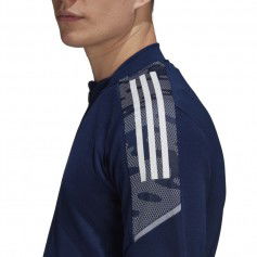 Adidas Condivo 21 Primeblue Ανδρική Φούτερ Ζακέτα με Τσέπες Navy GE5412