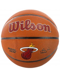 Wilson NBA Miami Heat Μπάλα Μπάσκετ Indoor/Outdoor WTB3100XBMIA