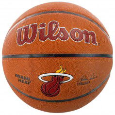 Wilson NBA Miami Heat Μπάλα Μπάσκετ Indoor/Outdoor WTB3100XBMIA