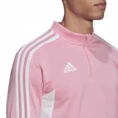 Adidas Condivo 22 Ανδρική Μπλούζα με Φερμουάρ Μακρυμάνικη Ροζ HD2313