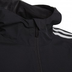 Adidas Παιδικό Αθλητικό Μπουφάν Κοντό με Κουκούλα Μαύρο Condivo 22 HA6253