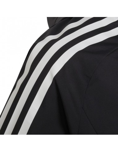 Adidas Παιδικό Αθλητικό Μπουφάν Κοντό με Κουκούλα Μαύρο Condivo 22 HA6253