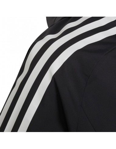 Adidas Παιδικό Αθλητικό Μπουφάν Κοντό με Κουκούλα Μαύρο Condivo 22 HA6253