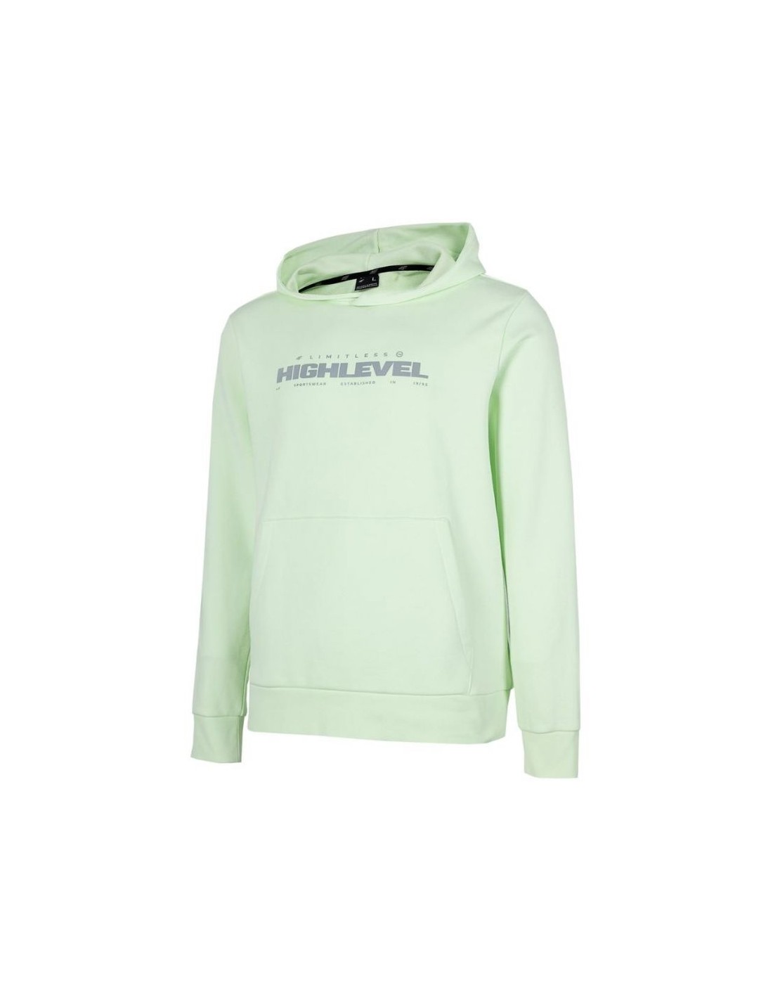 4F Ανδρικό Φούτερ με Κουκούλα Πράσινο H4Z22-BLM015-47S