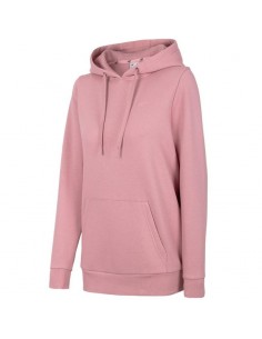 4F Γυναικείο Φούτερ Ροζ H4Z22-BLD352-56S