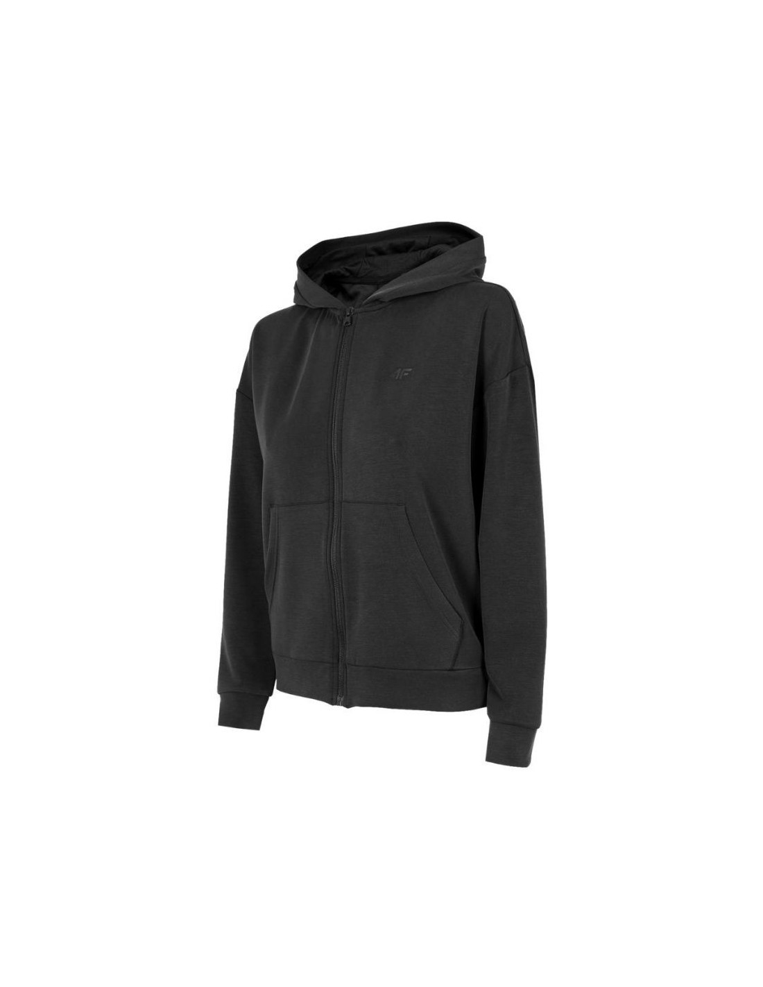 4F 4F Γυναικεία Ζακέτα Φούτερ Μαύρη H4Z22-BLD041-20S