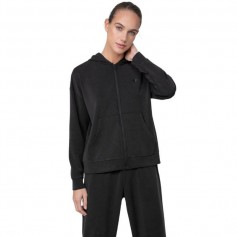 4F Γυναικεία Ζακέτα Φούτερ Μαύρη H4Z22-BLD041-20S