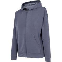 4F Γυναικεία Ζακέτα Φούτερ Μπλε H4Z22-BLD041-32S