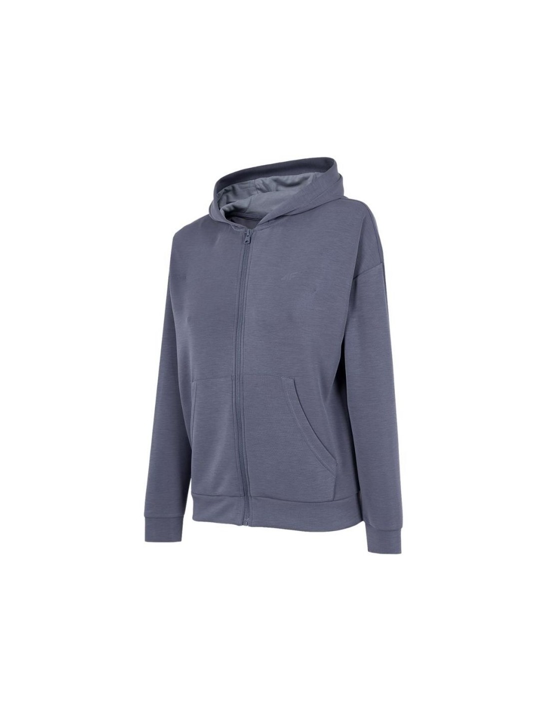 4F Γυναικεία Ζακέτα Φούτερ Μπλε H4Z22-BLD041-32S