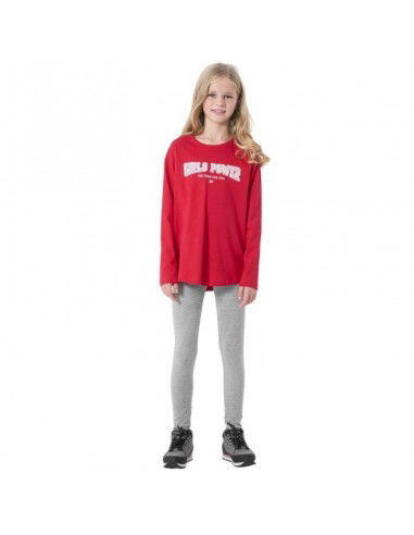 4F Παιδική Χειμερινή Μπλούζα Μακρυμάνικη Κόκκινη HJZ22-JTSDL002-62S