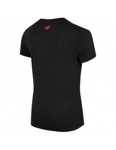 4F Παιδικό T-shirt Μαύρο HJZ22-JTSM007-20S