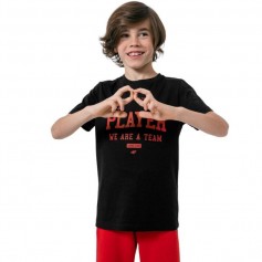 4F Παιδικό T-shirt Μαύρο HJZ22-JTSM007-20S