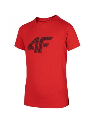 4F Παιδικό T-shirt Κόκκινο HJZ22-JTSM002-62S