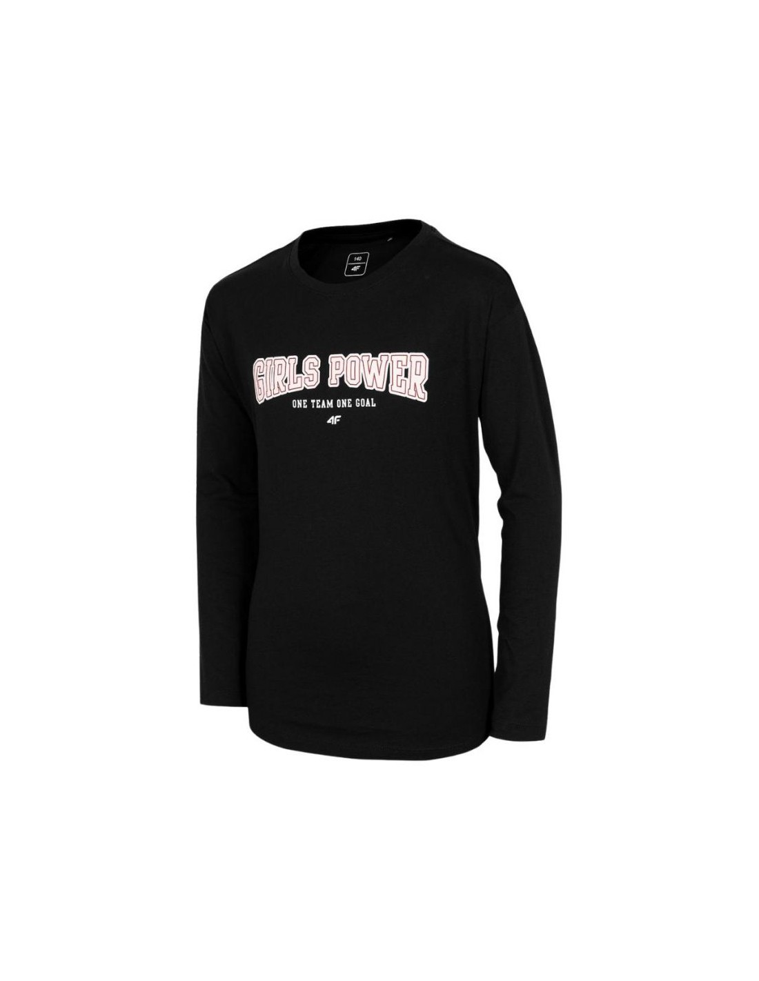 4F Παιδική Χειμερινή Μπλούζα Μακρυμάνικη Μαύρη HJZ22-JTSDL002-20S