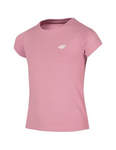 4F Παιδικό T-shirt Ροζ HJZ22-JTSD001-56S