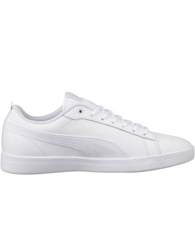 Puma Smash V2 Leather Γυναικεία Sneakers Λευκά 365208-04 Γυναικεία > Παπούτσια > Παπούτσια Μόδας > Casual