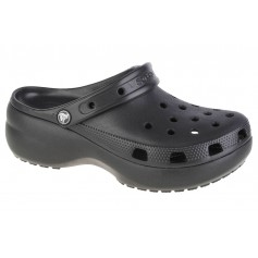 Crocs Classic Platform Clog Αντιολισθητικό Unisex Σαμπό Μαύρο