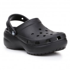Crocs Classic Platform Clog Αντιολισθητικό Unisex Σαμπό Μαύρο