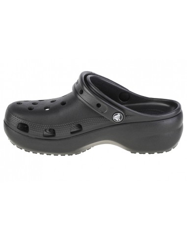 Crocs Classic Platform Clog Αντιολισθητικό Unisex Σαμπό Μαύρο