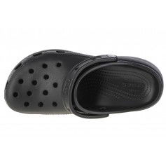 Crocs Classic Platform Clog Αντιολισθητικό Unisex Σαμπό Μαύρο