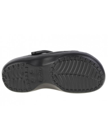 Crocs Classic Platform Clog Αντιολισθητικό Unisex Σαμπό Μαύρο