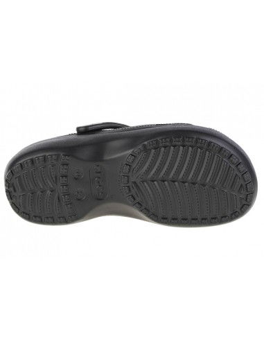 Crocs Classic Platform Clog Αντιολισθητικό Unisex Σαμπό Μαύρο