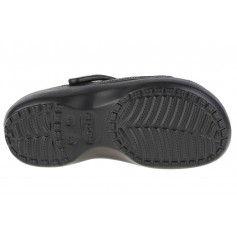 Crocs Classic Platform Clog Αντιολισθητικό Unisex Σαμπό Μαύρο