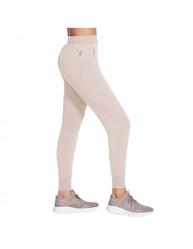Skechers Restful Παντελόνι Γυναικείας Φόρμας με Λάστιχο Ροζ W03PT49-LPK