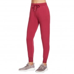 Skechers Restful Ψηλόμεσο Παντελόνι Γυναικείας Φόρμας με Λάστιχο Φούξια W03PT49-RAS