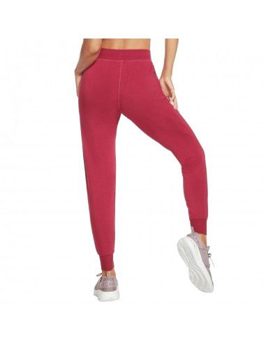 Skechers Restful Ψηλόμεσο Παντελόνι Γυναικείας Φόρμας με Λάστιχο Φούξια W03PT49-RAS