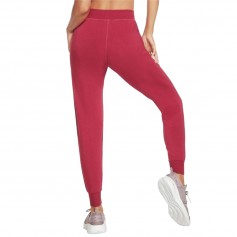 Skechers Restful Ψηλόμεσο Παντελόνι Γυναικείας Φόρμας με Λάστιχο Φούξια W03PT49-RAS
