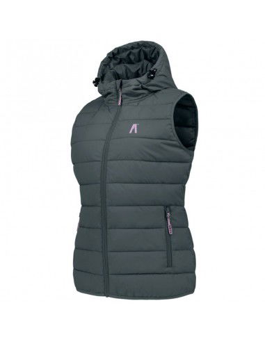 Alpinus Monza Γυναικείο Αμάνικο Μπουφάν Πεζοπορίας Αντιανεμικό Γκρι BR18174