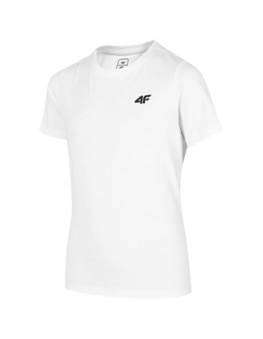 4F Παιδικό T-shirt Λευκό HJL22-JTSM001-10S