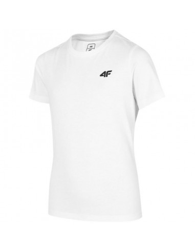 4F Παιδικό T-shirt Λευκό HJL22-JTSM001-10S