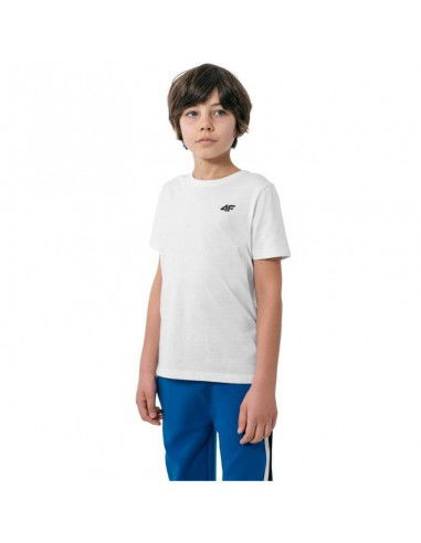 4F Παιδικό T-shirt Λευκό HJL22-JTSM001-10S