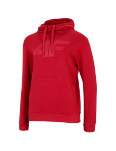 4F Ανδρικό Φούτερ με Κουκούλα και Τσέπες Κόκκινο H4Z22-BLM352-62S