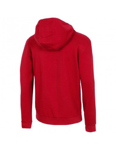 4F Ανδρικό Φούτερ με Κουκούλα και Τσέπες Κόκκινο H4Z22-BLM352-62S