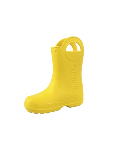 Crocs Παιδικές Γαλότσες Handle It Κίτρινες 12803-730