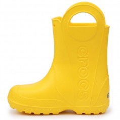 Crocs Παιδικές Γαλότσες Handle It Κίτρινες 12803-730