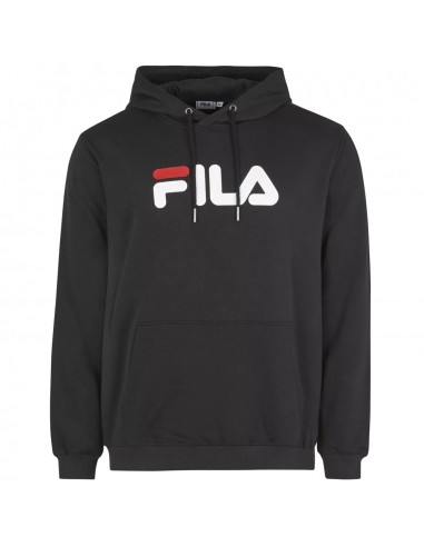 Fila Ανδρικό Φούτερ με Κουκούλα και Τσέπες Μαύρο FAU0090-80001