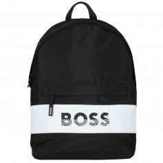Hugo Boss Υφασμάτινο Σακίδιο Πλάτης Μαύρο J20366-09B