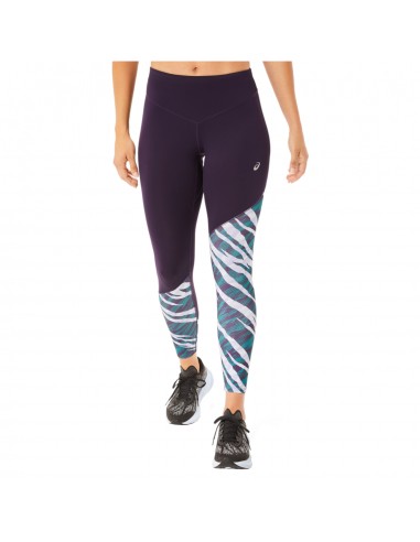 ASICS Wild Camo Γυναικείο Cropped Κολάν Ψηλόμεσο Μωβ 2012C379-500