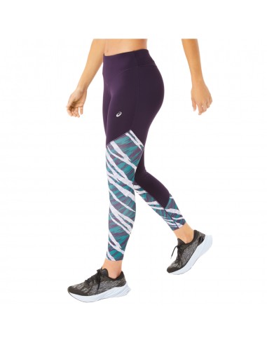 ASICS Wild Camo Γυναικείο Cropped Κολάν Ψηλόμεσο Μωβ 2012C379-500