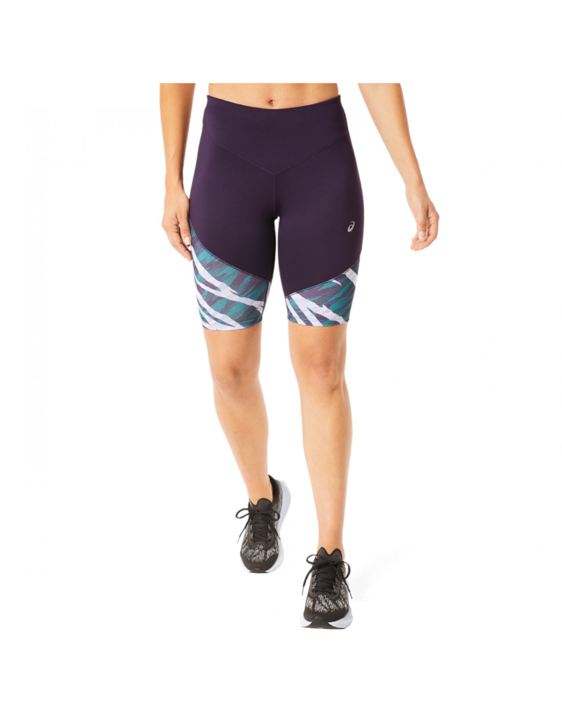 ASICS Wild Camo Γυναικείο Κολάν-Σορτς Ψηλόμεσο Μωβ 2012C377-500