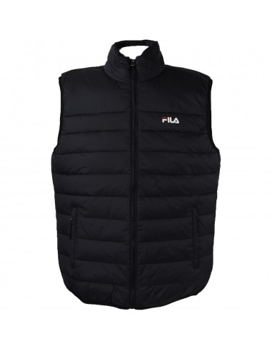 Fila Berglicht Αμάνικο Ανδρικό Μπουφάν Puffer Μαύρο FAM0352-80001