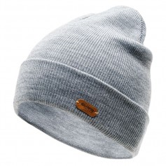 Iguana Seine Beanie Ανδρικός Σκούφος με Rib Πλέξη σε Γκρι χρώμα 92800187876