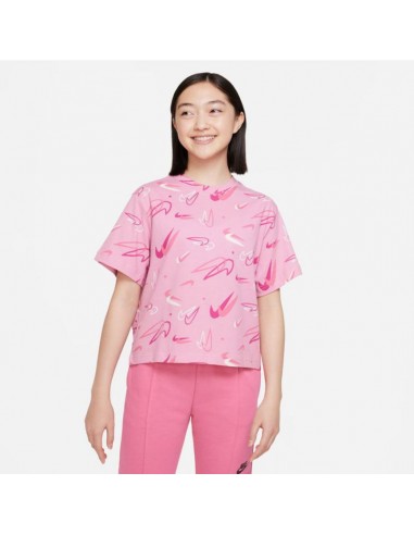 Nike Παιδικό T-shirt Ροζ DV0568-698