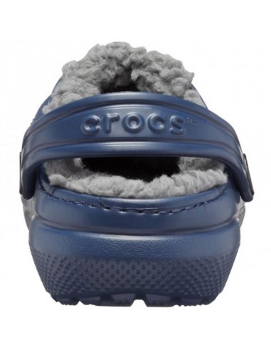 Crocs Παιδικές Παντόφλες Navy Μπλε Classic Lined 207009-459